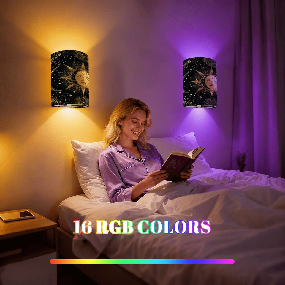 Wireless Wall Sconces Set of Two