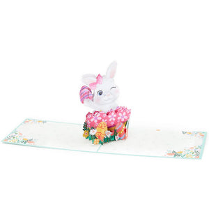 Bunny pop up Easter card