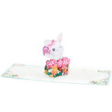 Bunny pop up Easter card