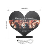 Personalized Heart-shaped Film Photo Night Light