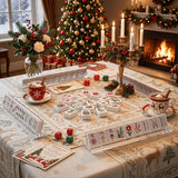 Glam Holiday Christmas Mahjong Tile Set – 160 Piece Acrylic Tiles with Jokers | Box or Bag Set