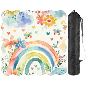 Scalloped Mahjong Mat 31.5"x31.5" (Ship Folded) - AdorableDesignsz 