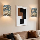 Ocean Inspired Wireless Wall Sconces Set of Two