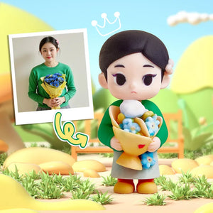 Custom 1 Person 3D Mini Figure From Your Photo Personalized Toy Figure Gifts,Production Time: 10 Business Days  For Kids