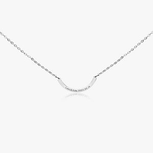 637. Curved Bar Necklace