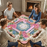 Scalloped Mahjong Mat 31.5"x31.5" (Ship Rolled up) - AdorableDesignsz 