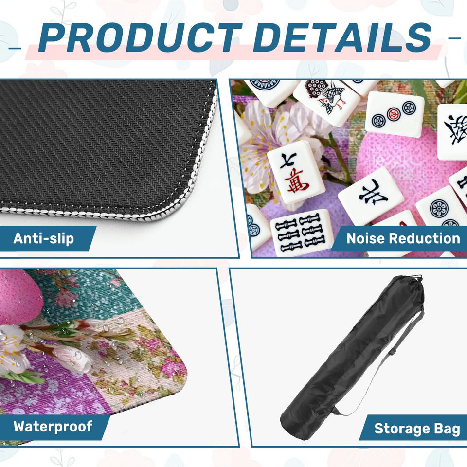 Mahjong Mat 33"x33" (Ship Folded) - AdorableDesignsz 