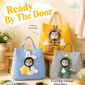 Personalized Pet Carrier Sling Bag – Custom Name, Small Dogs & Cats - AdorableDesignsz 