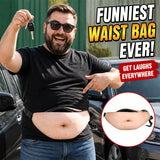Funny Abs & Belly Fanny Pack – Novelty Waist Bag Gag Gift