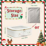 Glam Holiday Christmas Mahjong Tile Set – 160 Piece Acrylic Tiles with Jokers | Box or Bag Set