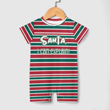 Adorable Christmas Funny Baby Onepiece Romper, Santa, I can Explain!, Short Sleeve (All-Over Printing), Holiday 3 to 24 months