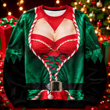 Funny Sexy Body Ugly Christmas Sweatshirt – Novelty Holiday Pullover