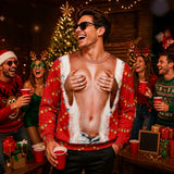 Funny Sexy Body Ugly Christmas Sweatshirt – Novelty Holiday Pullover