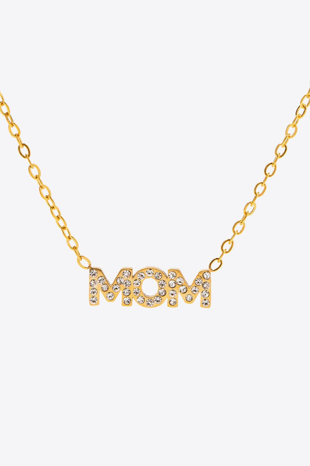 MOM Stainless Steel Necklace - AdorableDesignsz 