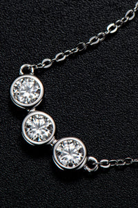 Find Your Center Moissanite Necklace - AdorableDesignsz 