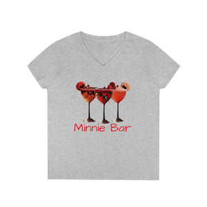 Epcot Inspired Ladies' V-Neck T-Shirt, Minnie Bar T-Shirt, Vacation V-Neck Tee