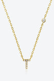 Q To U Zircon 925 Sterling Silver Necklace