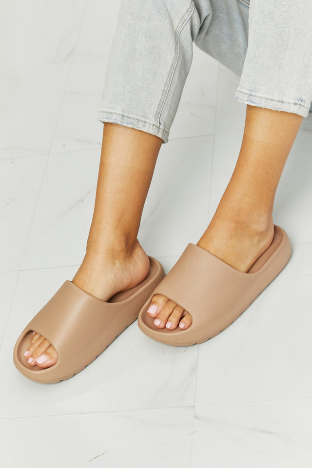 NOOK JOI In My Comfort Zone Slides in Beige - AdorableDesignsz 