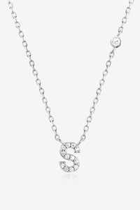 Q To U Zircon 925 Sterling Silver Necklace