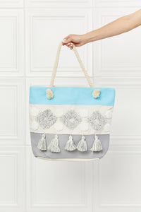 Justin Taylor In The Sand Tassle Tote Bag - AdorableDesignsz 