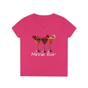 Epcot Inspired Ladies' V-Neck T-Shirt, Minnie Bar T-Shirt, Vacation V-Neck Tee