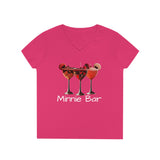 Epcot Inspired Ladies' V-Neck T-Shirt, Minnie Bar T-Shirt, Vacation V-Neck Tee