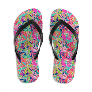 Floral Design Flip-Flops, Girls Sandals, Girls shoes, Flip Flops for her