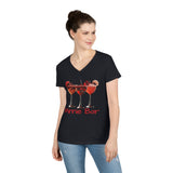 Epcot Inspired Ladies' V-Neck T-Shirt, Minnie Bar T-Shirt, Vacation V-Neck Tee