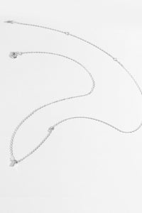 Q To U Zircon 925 Sterling Silver Necklace