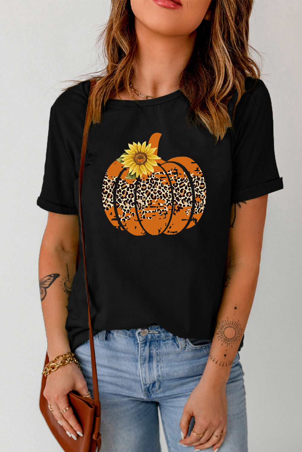 Floral Pumpkin Graphic Tee