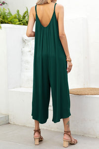 Spaghetti Strap Scoop Neck Jumpsuit