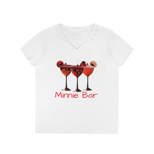 Epcot Inspired Ladies' V-Neck T-Shirt, Minnie Bar T-Shirt, Vacation V-Neck Tee