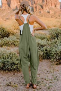 Double Take  V-Neck Sleeveless Jumpsuit with Pocket