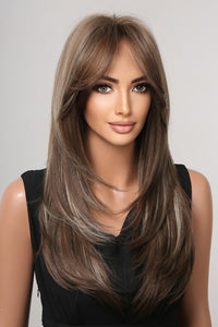 13*1" Full-Machine Wigs Synthetic Long Straight 22" - AdorableDesignsz 
